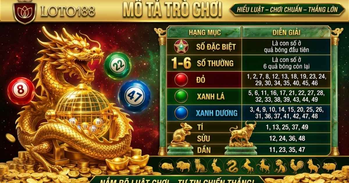 12 Con Giáp 1 Giây Tại Loto188