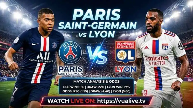 Tổng quan trận đấu Paris Saint-Germain vs Lyon