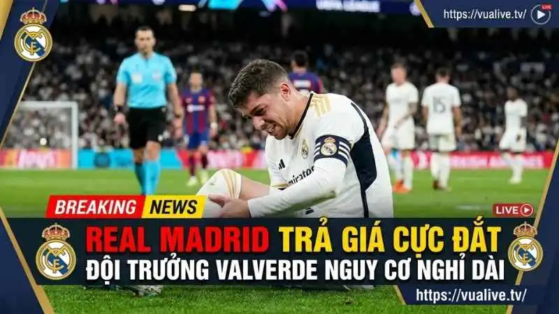 Valverde gặp vấn đề thể lực sau trận El Clasico